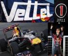 Sebastian Vettel, F1 Παγκόσμιος Πρωταθλητής 2011 με Racing Red Bull, είναι ο νεότερος παγκόσμιος πρωταθλητής